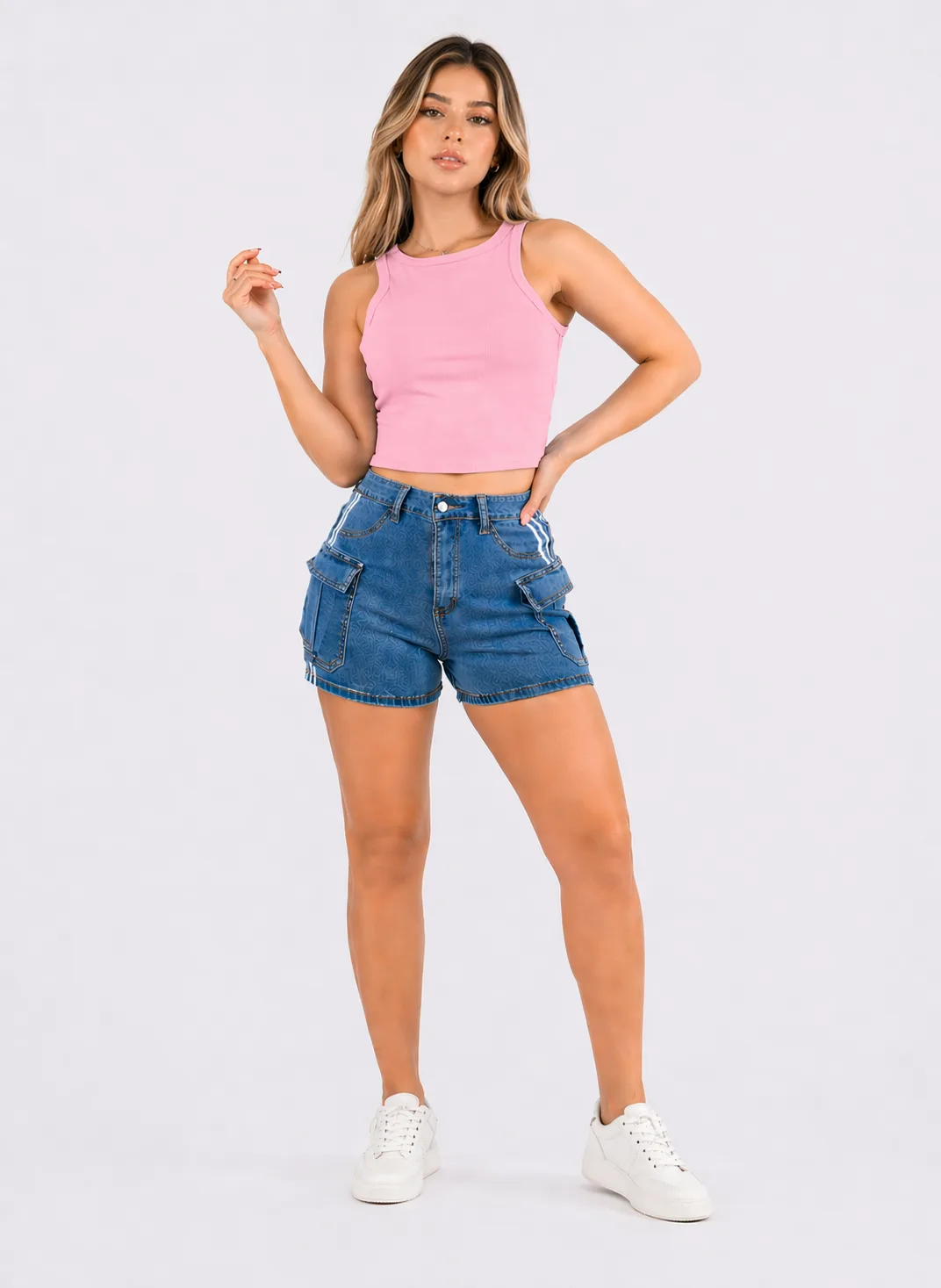 Blusa crop básica