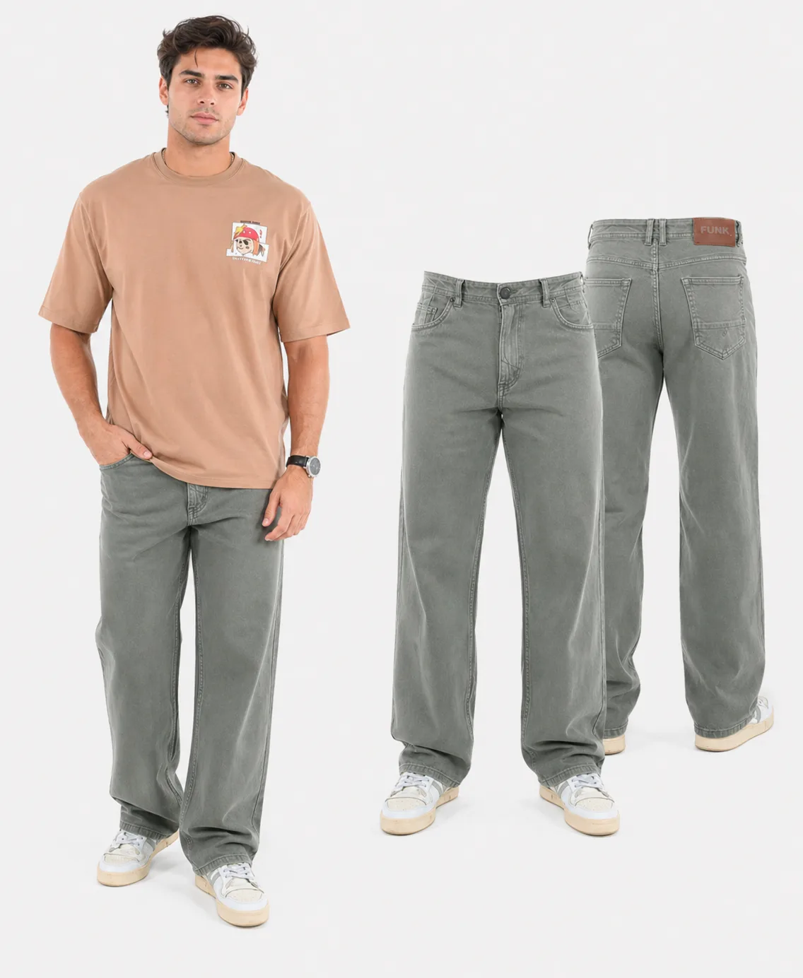 Jean urban baggy stretch