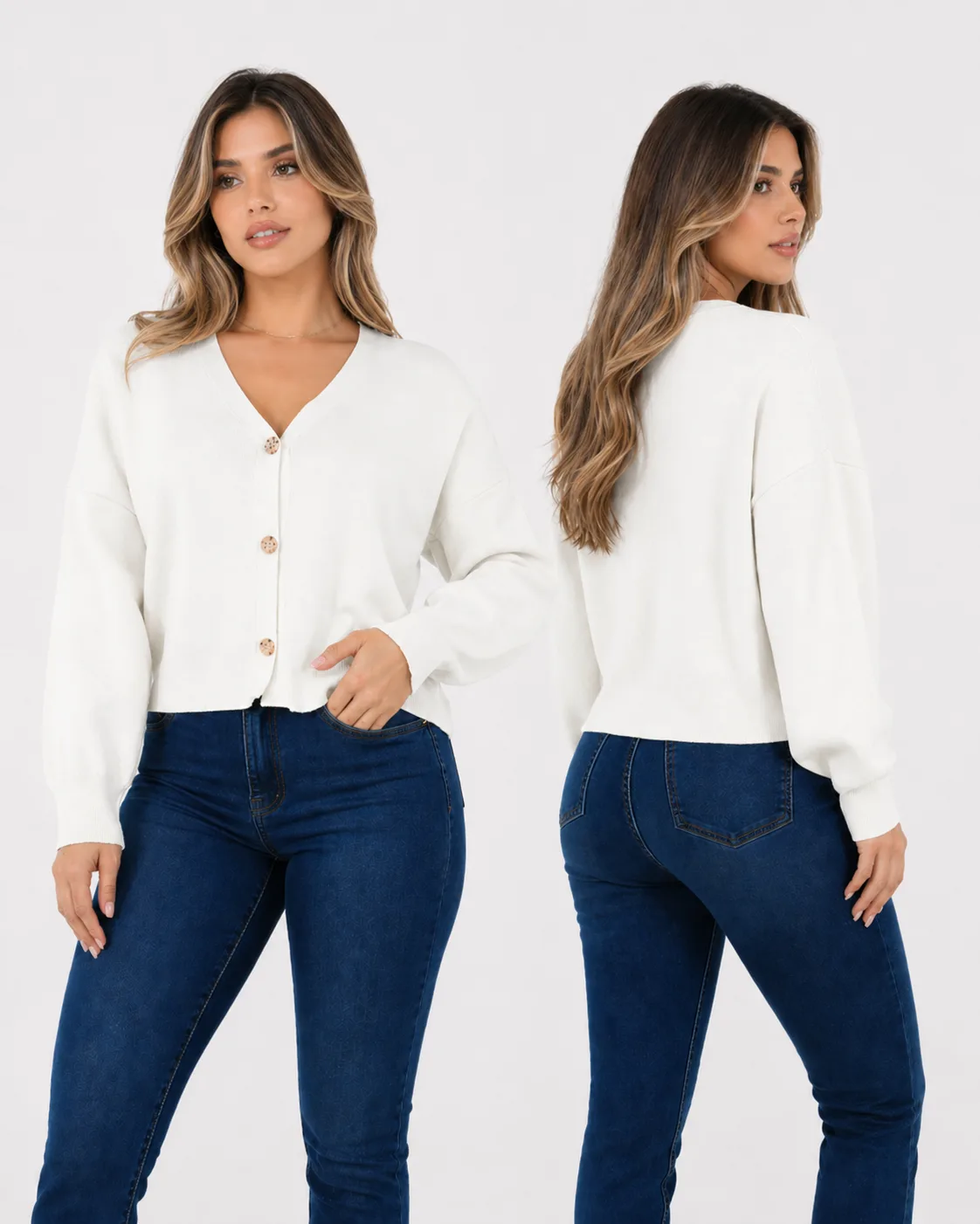Cardigan botones