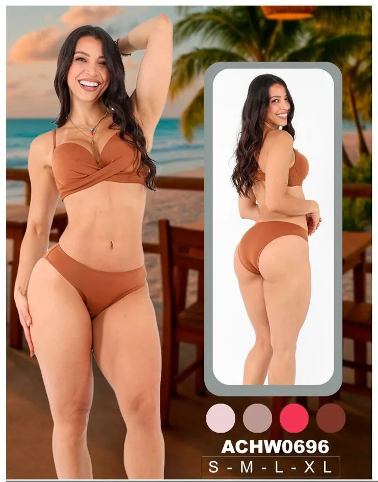 Bikini 2 piezas top cruzado