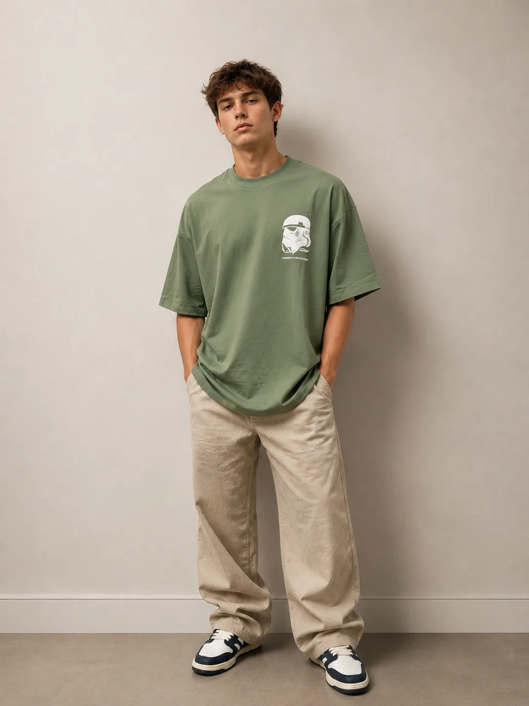 Camiseta Star Wars oversize estampada